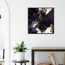 Load image into Gallery viewer, PURPLE ACID-RAIN | Framed Poster